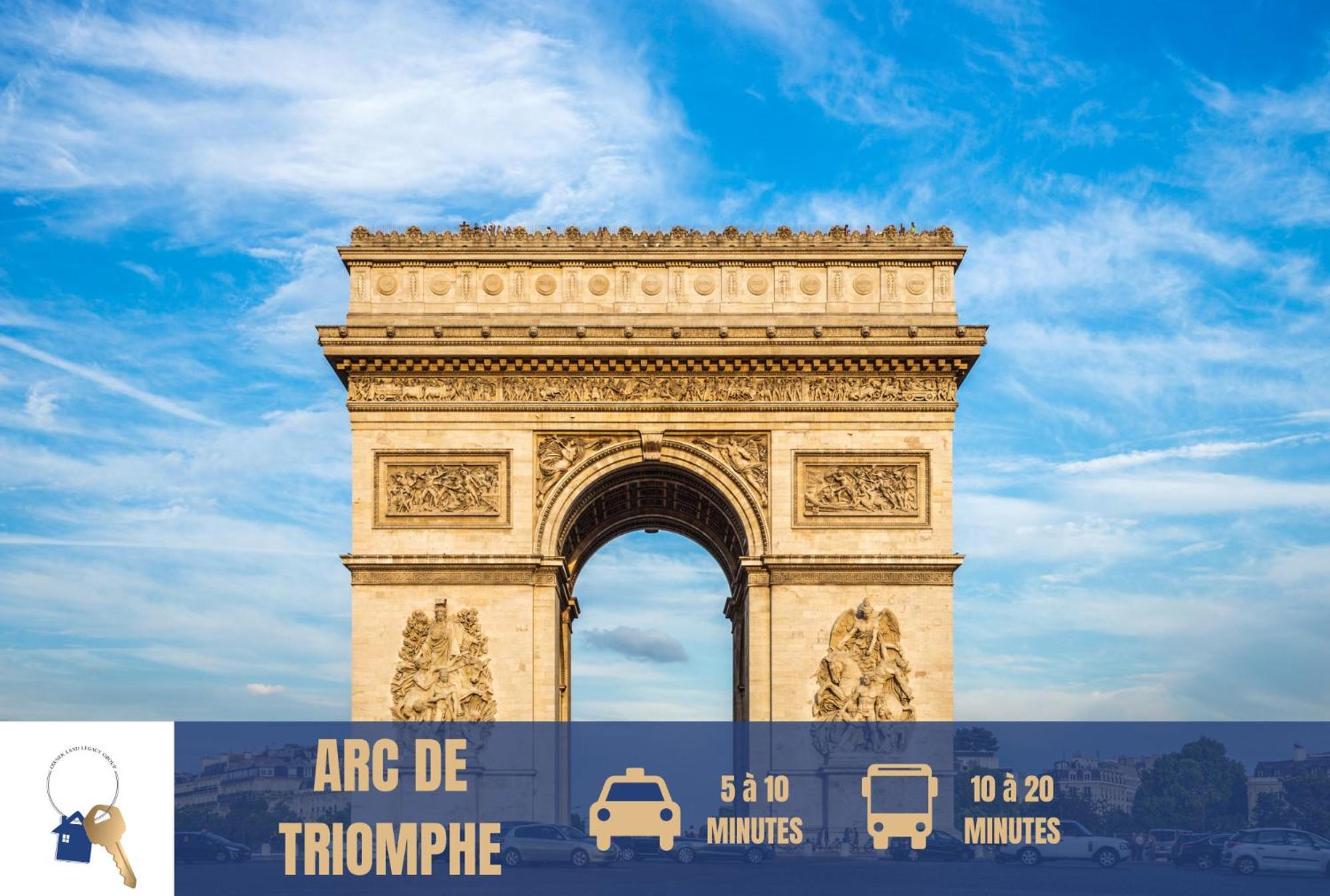 פריז Chambre Lit Double Et Salon Avec Canape-Lit A 10 Minutes Des Champs Elysees מראה חיצוני תמונה
